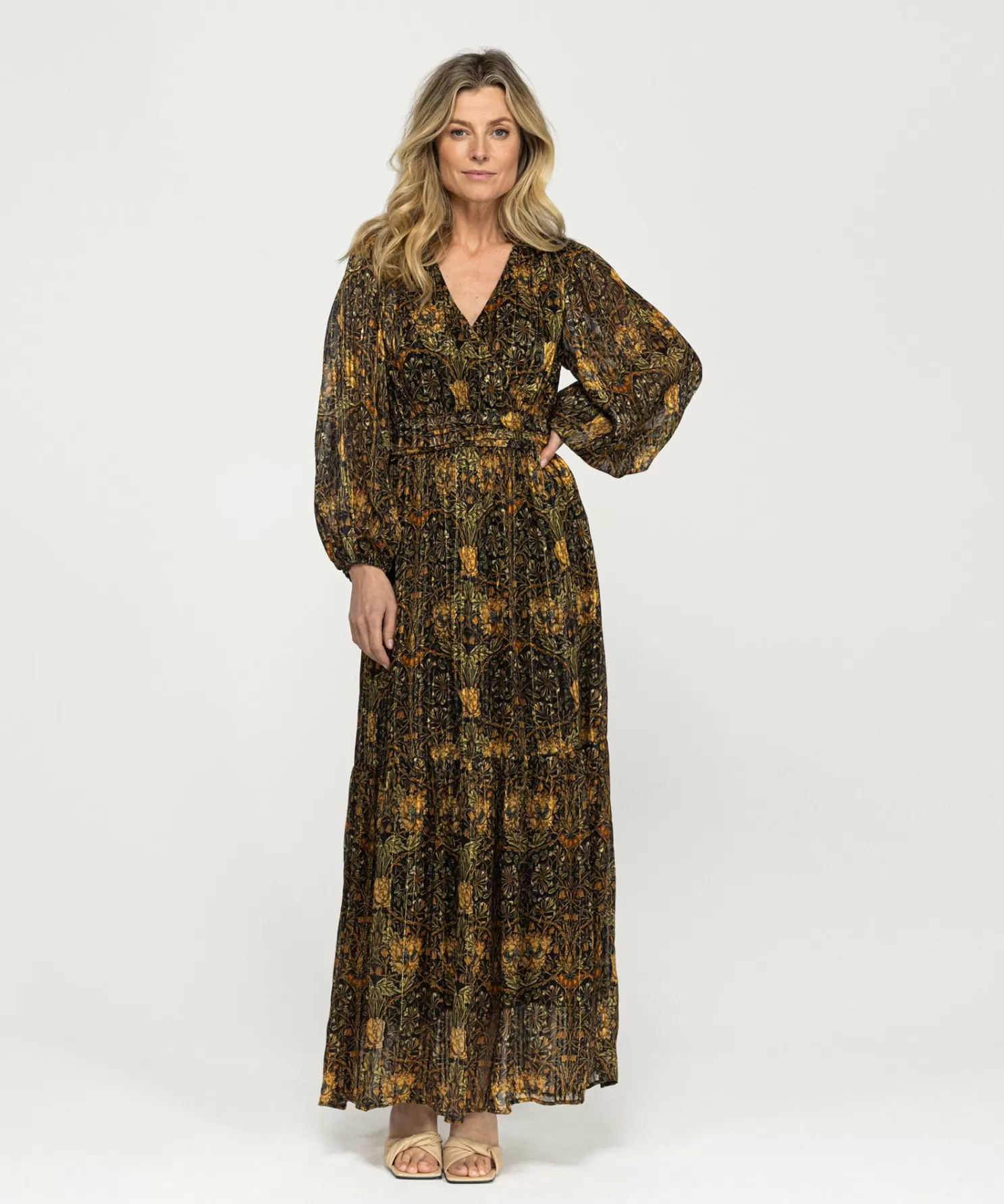 IBANA Zwangerschap Stijlen-Dalore Lurex Floral Rose