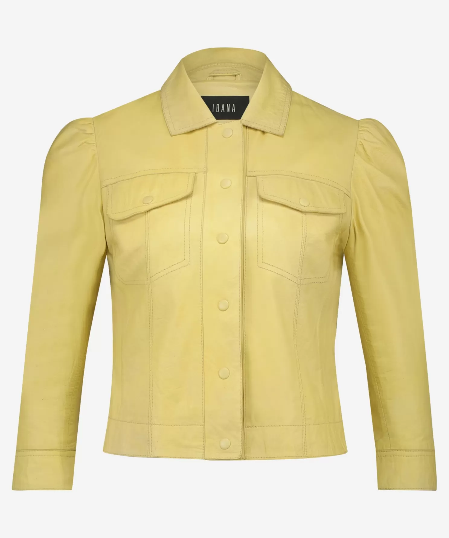 IBANA Leren Jassen-Joan Buttery Yellow