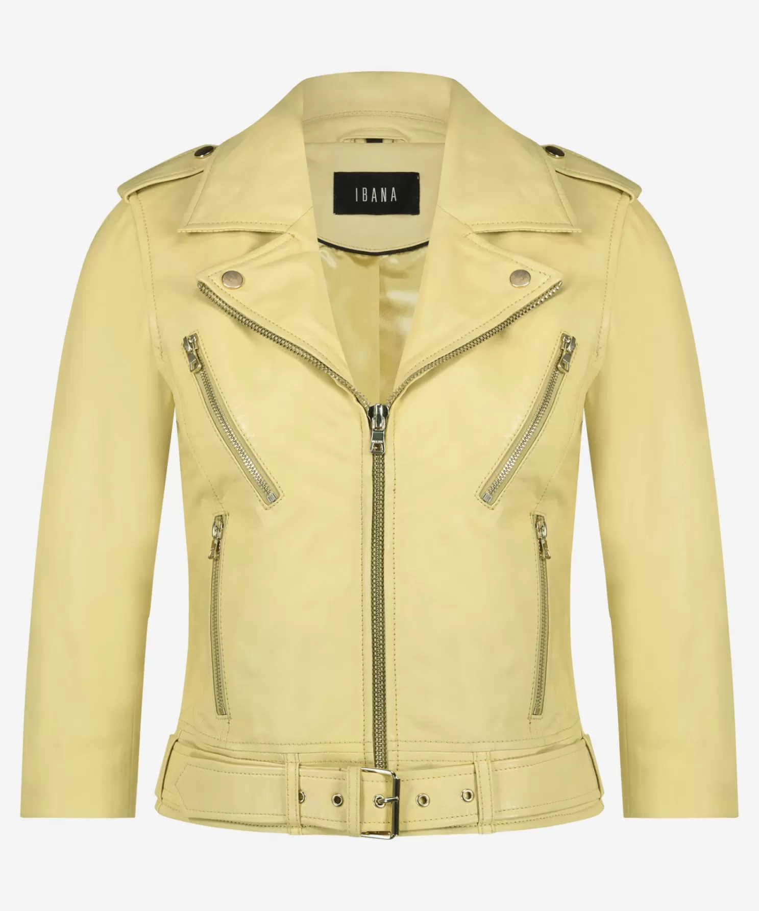 IBANA Leren Jassen-Kate Moss Buttery Yellow