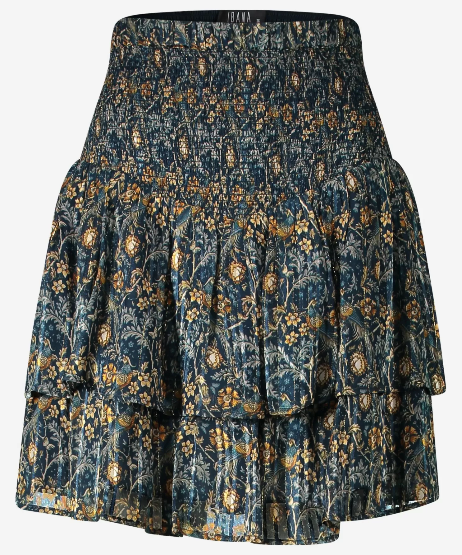 IBANA Zwangerschap Stijlen-Siana Lurex Floral Birds