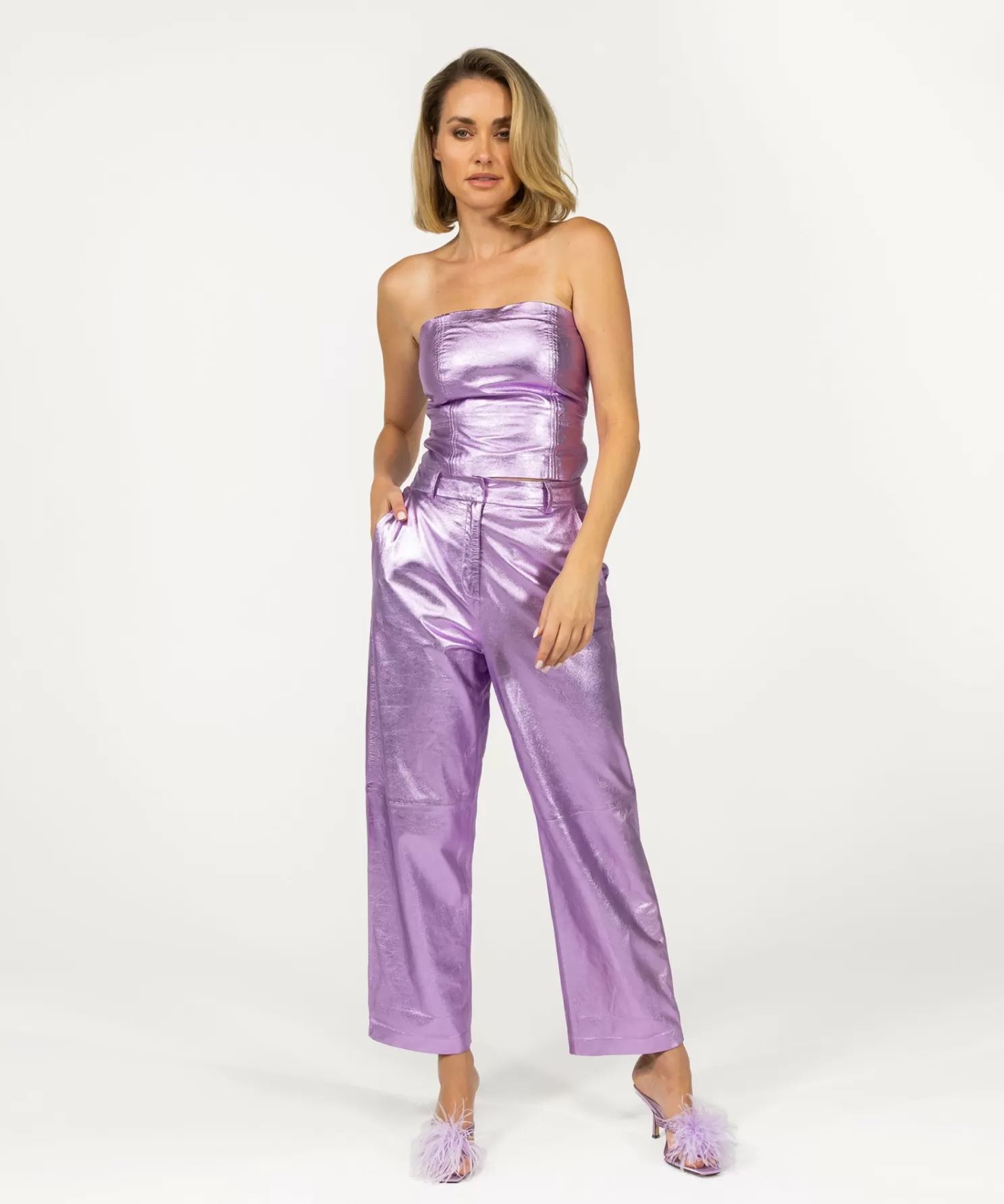 IBANA Special Occasions-Taar Metallic Soft Lilac