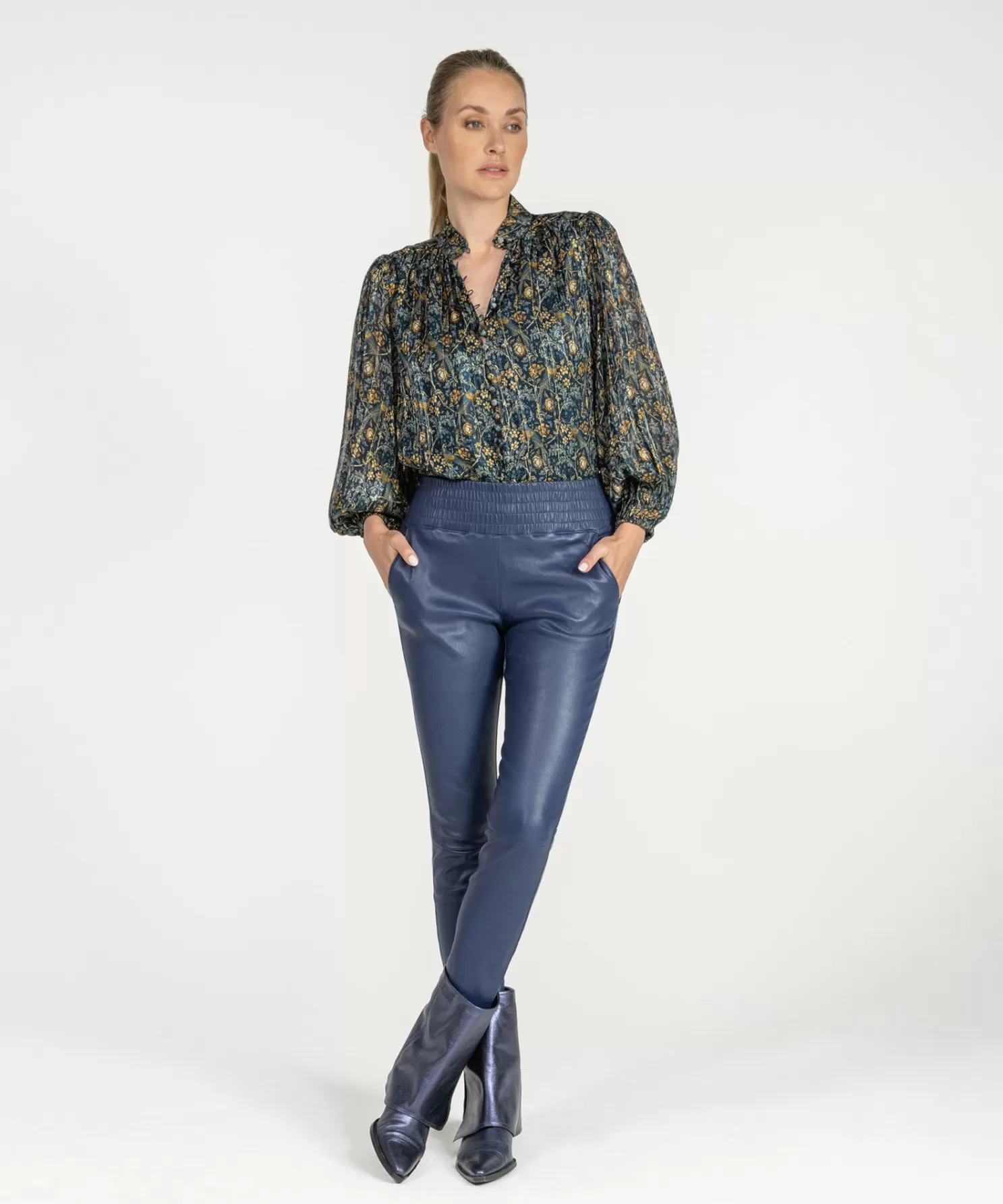 IBANA Non Leather-Talici Lurex Floral Birds