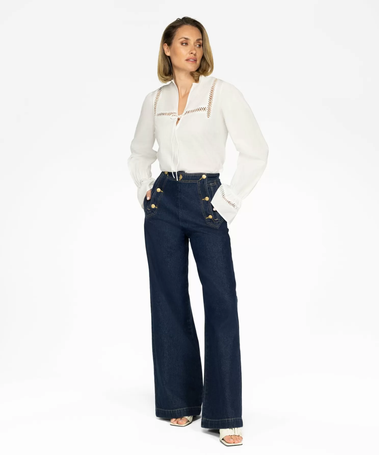 IBANA Non Leather-Tanza White