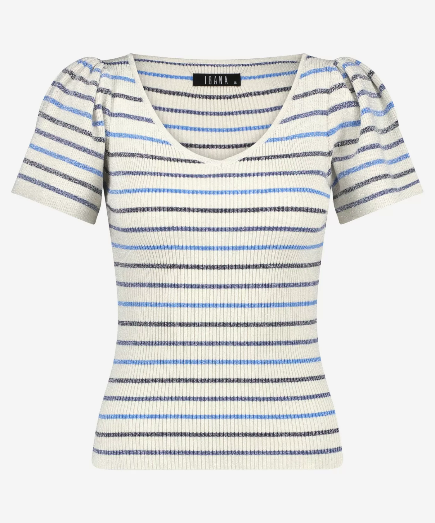 IBANA Non Leather-Thaira Stripes Airy Blue