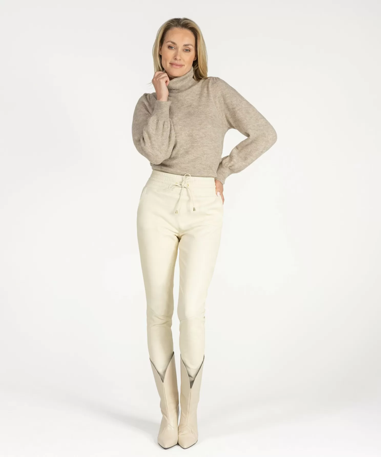 IBANA Non Leather-Thandi Creamy White