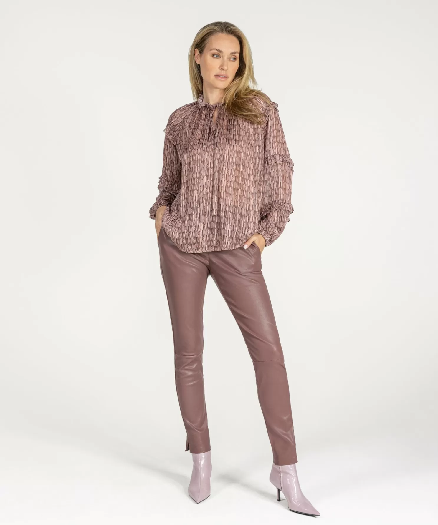 IBANA Non Leather-Tinley Lurex Icon Feather
