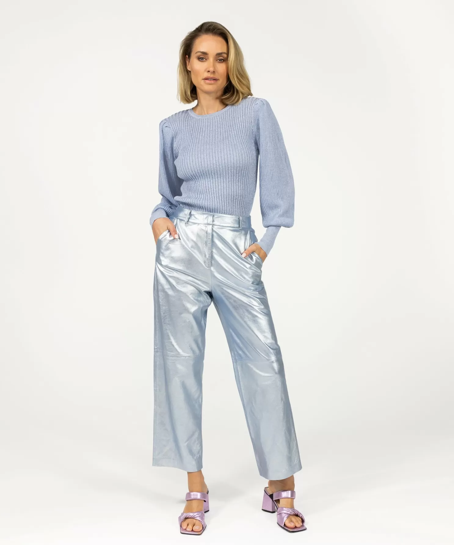 IBANA Non Leather-Tota Soft Blue