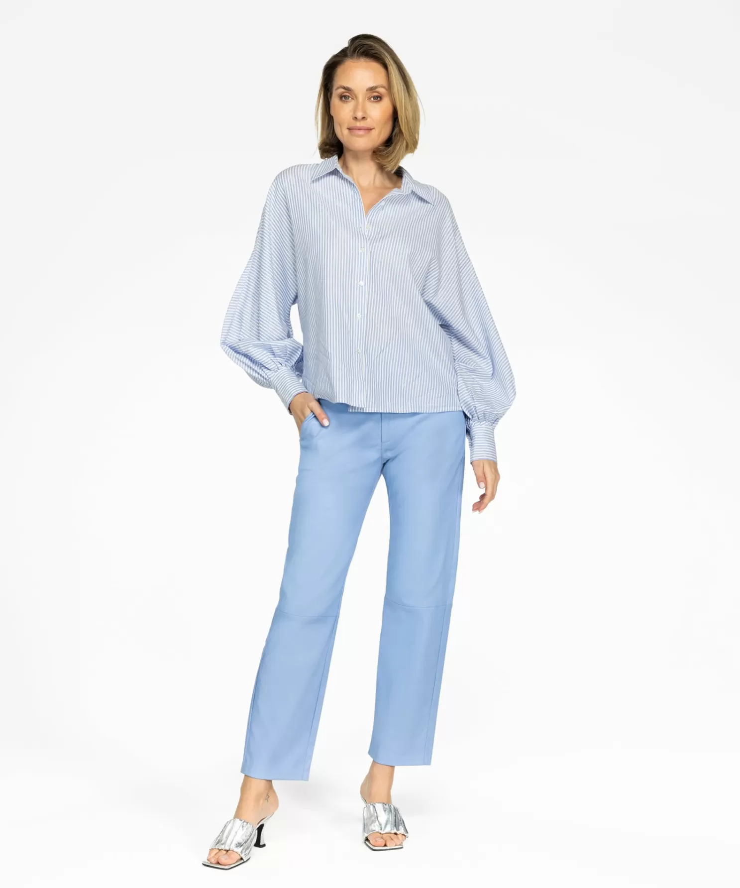 IBANA Non Leather-Tripe Airy Blue
